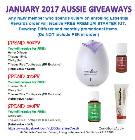 January 2017 Promotions