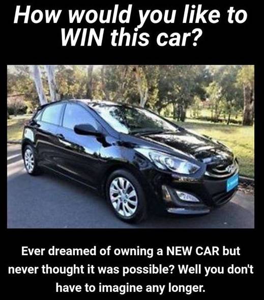 Win a Car - Thanks to the FuN Team