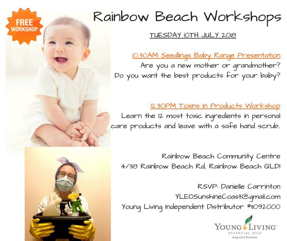 Safe Baby Products & Toxins In Products Workshops - Rainbow Beach