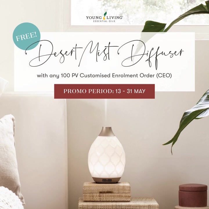 Free Desert Mist Diffuser - Are you eligible?