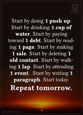 Just Start