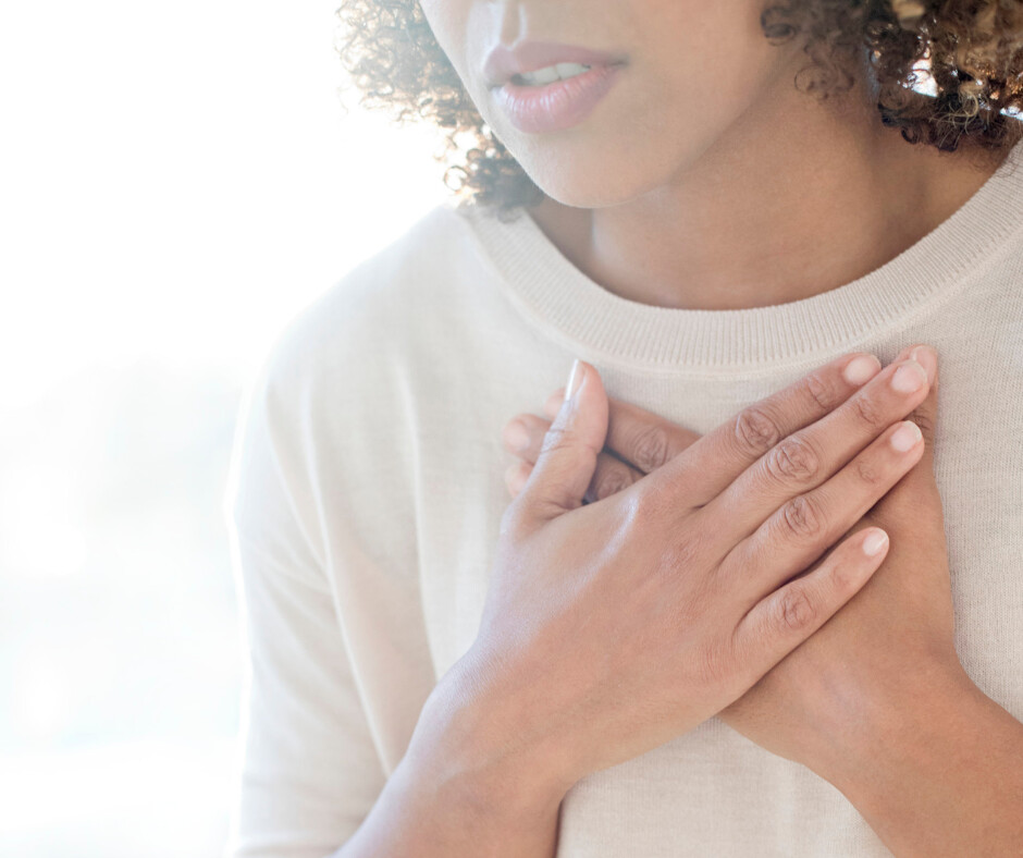 "My heart felt like it was super-glued to my thyroid..."