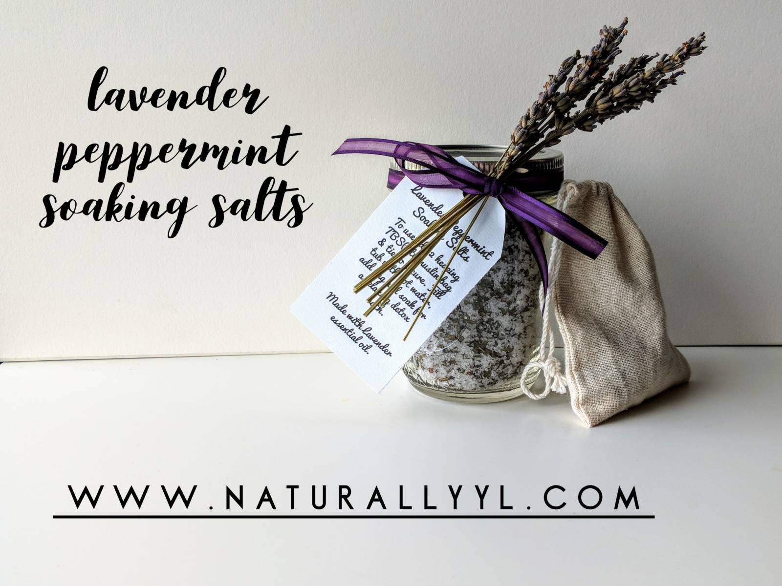Lavender Peppermint Soaking Salts
