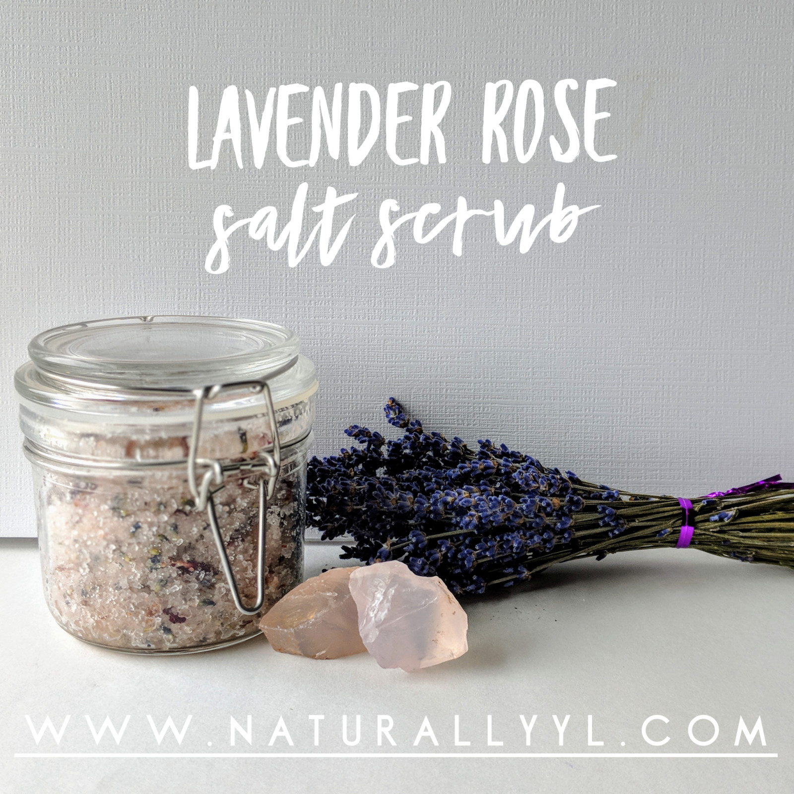 Lavender Rose Salt Scrub