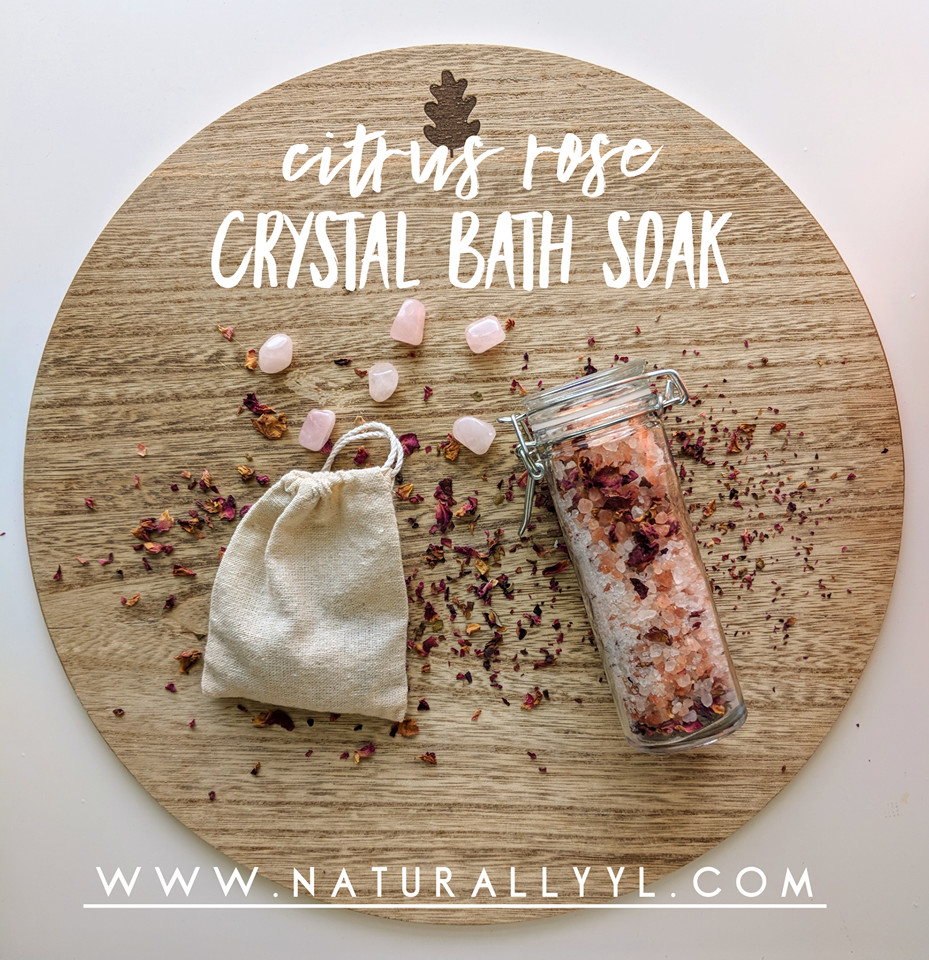 Citrus, Rose & Crystal  Bath Soak