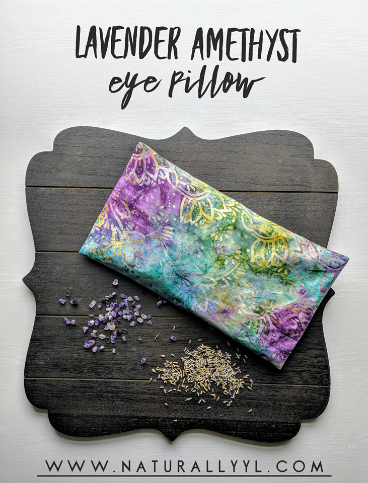 Lavender Amethyst Eye Pillow 