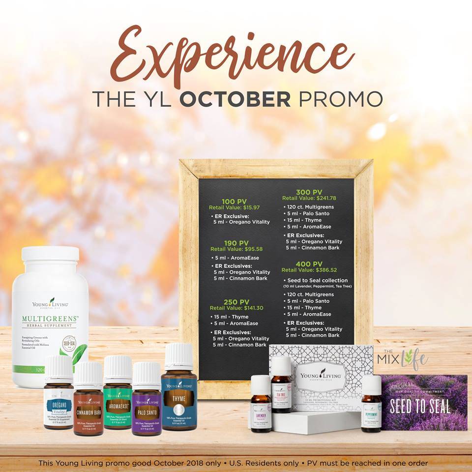 October's Family Gathering & Seasonal Wellness Promos!