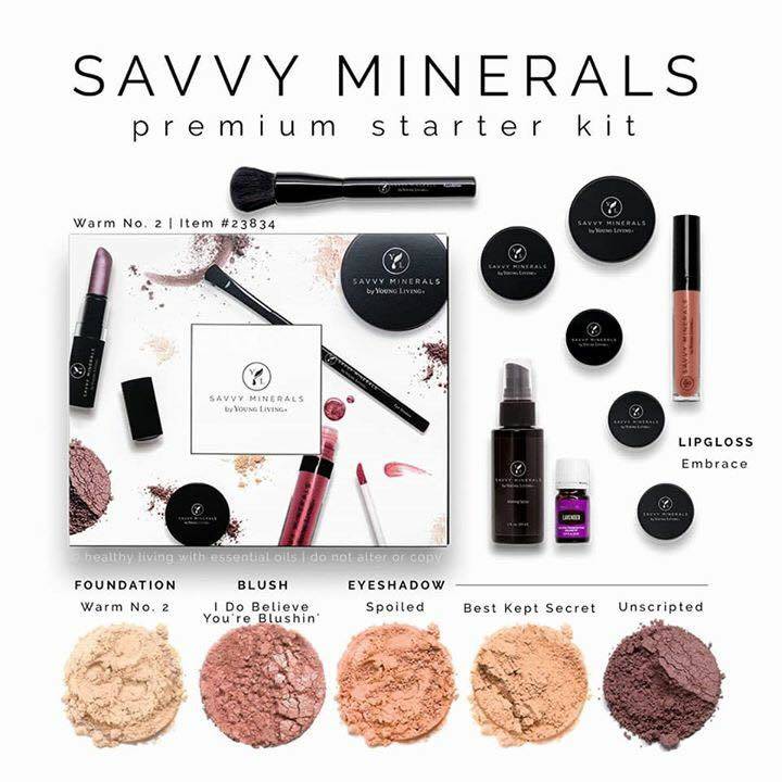 At long last!  Introducing the NEW Young Living SAVVY MINERALS MAKEUP Premium Starter kits!!