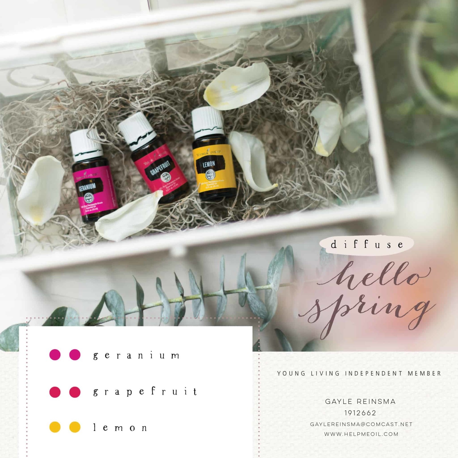 7 GORGEOUS Spring and Summer Diffuser Blends! 