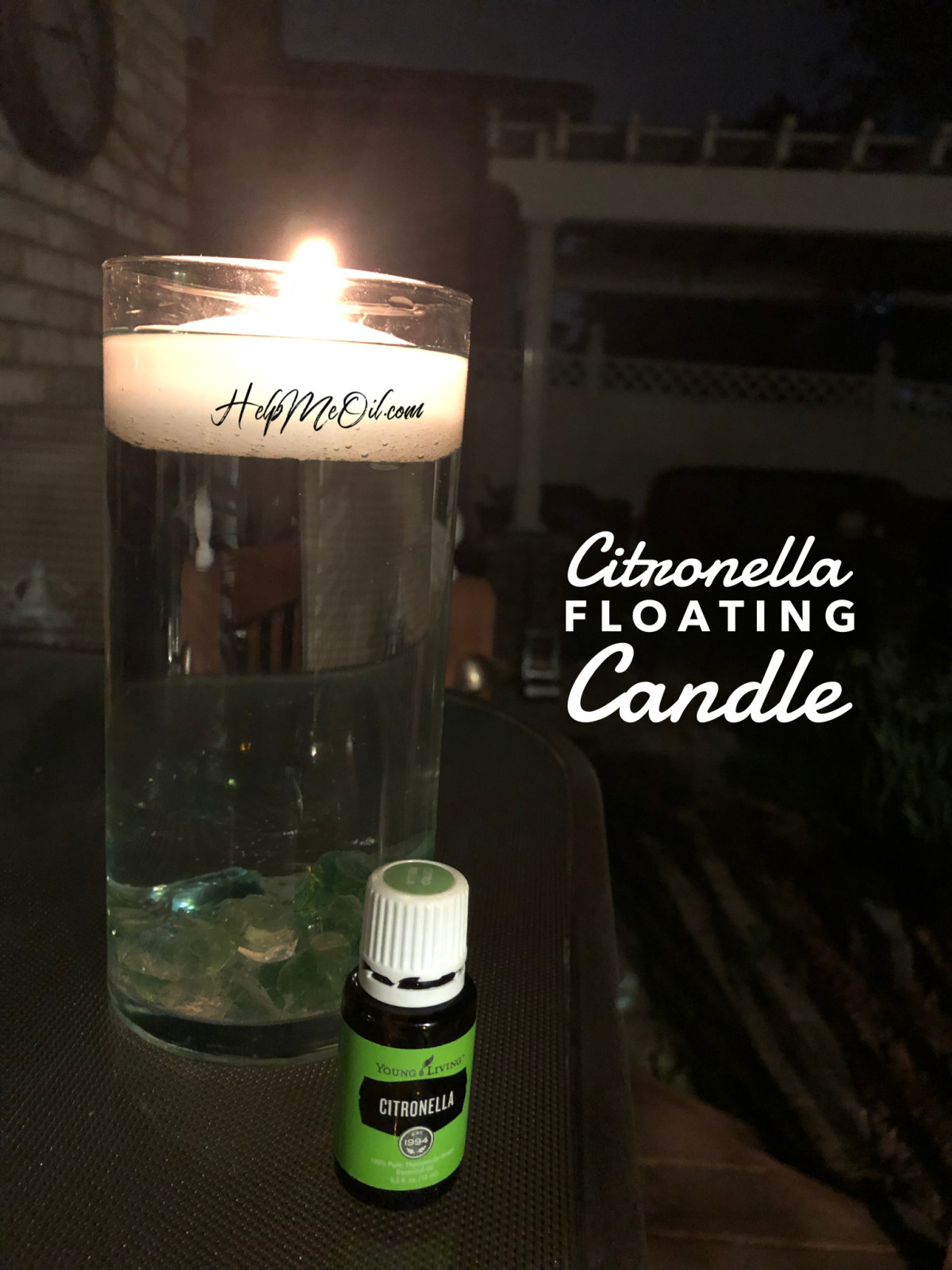 DIY Citronella Floating Candle!