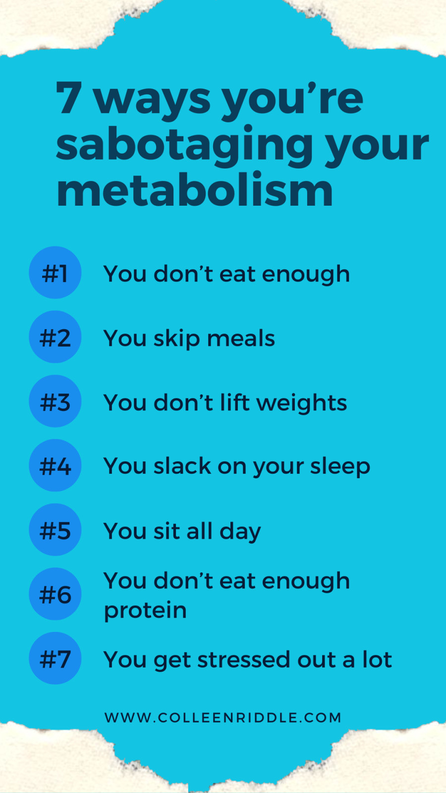 7 Habits that Wreck Your Metabolism