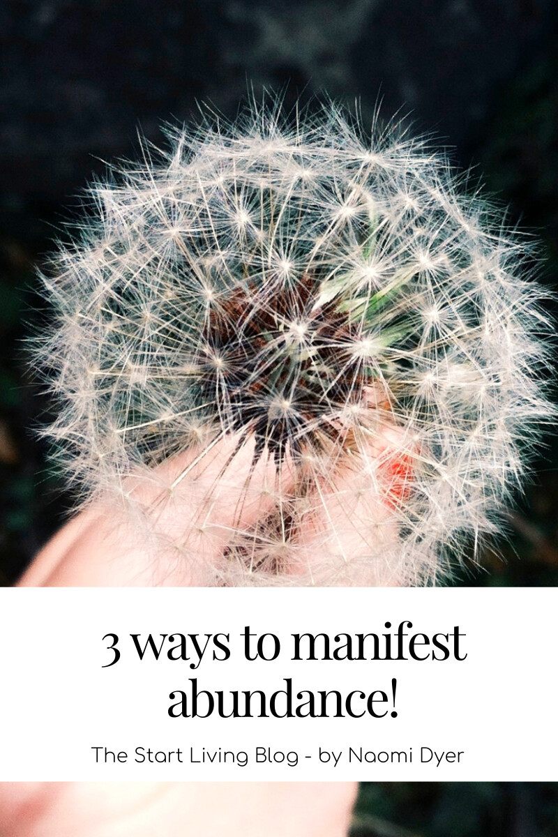 3 ways to manifest Abundance!