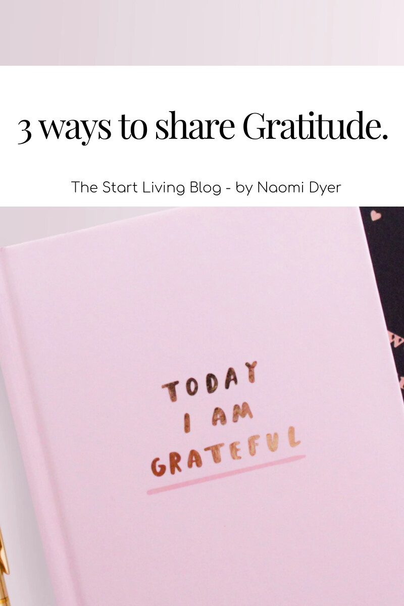 3 ways to share Gratitude