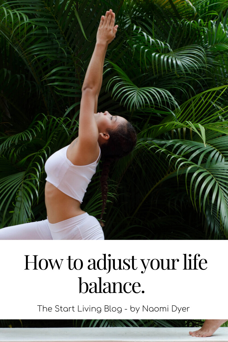 How to adjust your life balance...