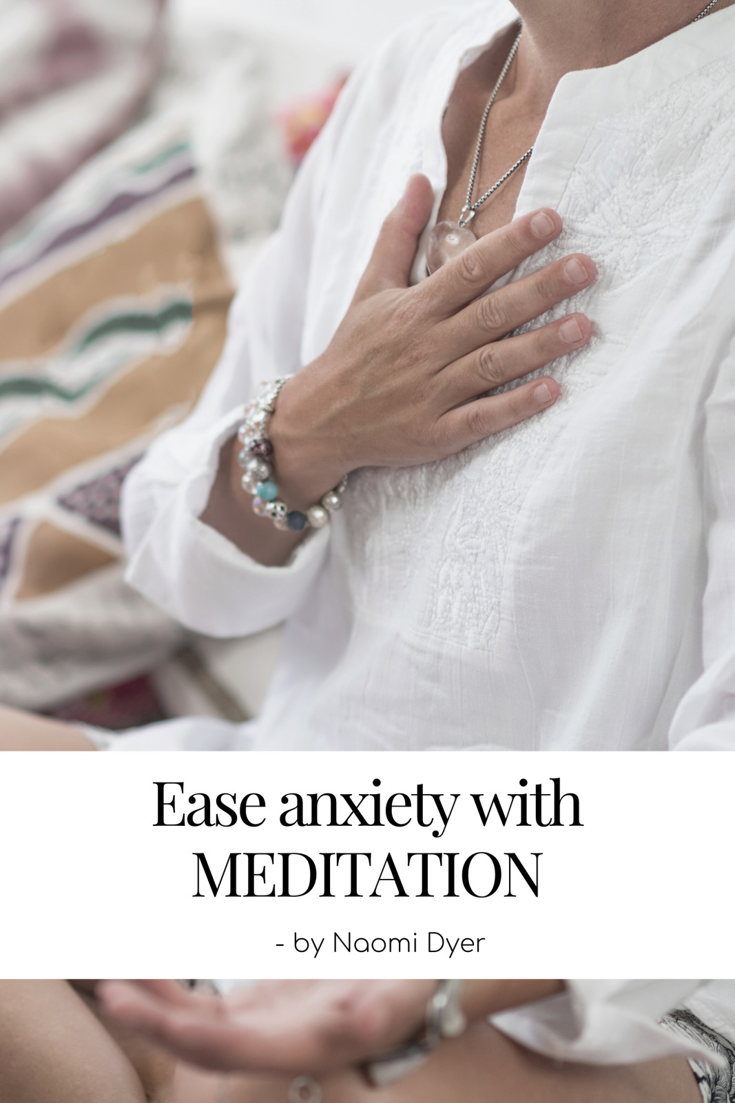 Ease anxiety with meditation