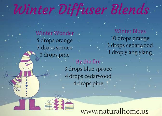 Wintery Essential Oil Blends