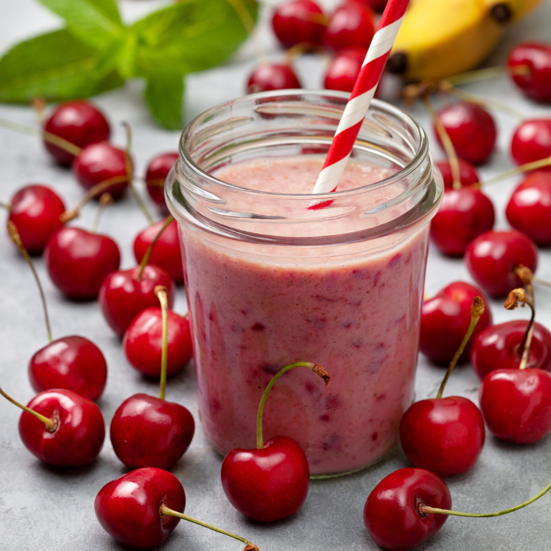 Delicious Cherry Spinach Smoothie!