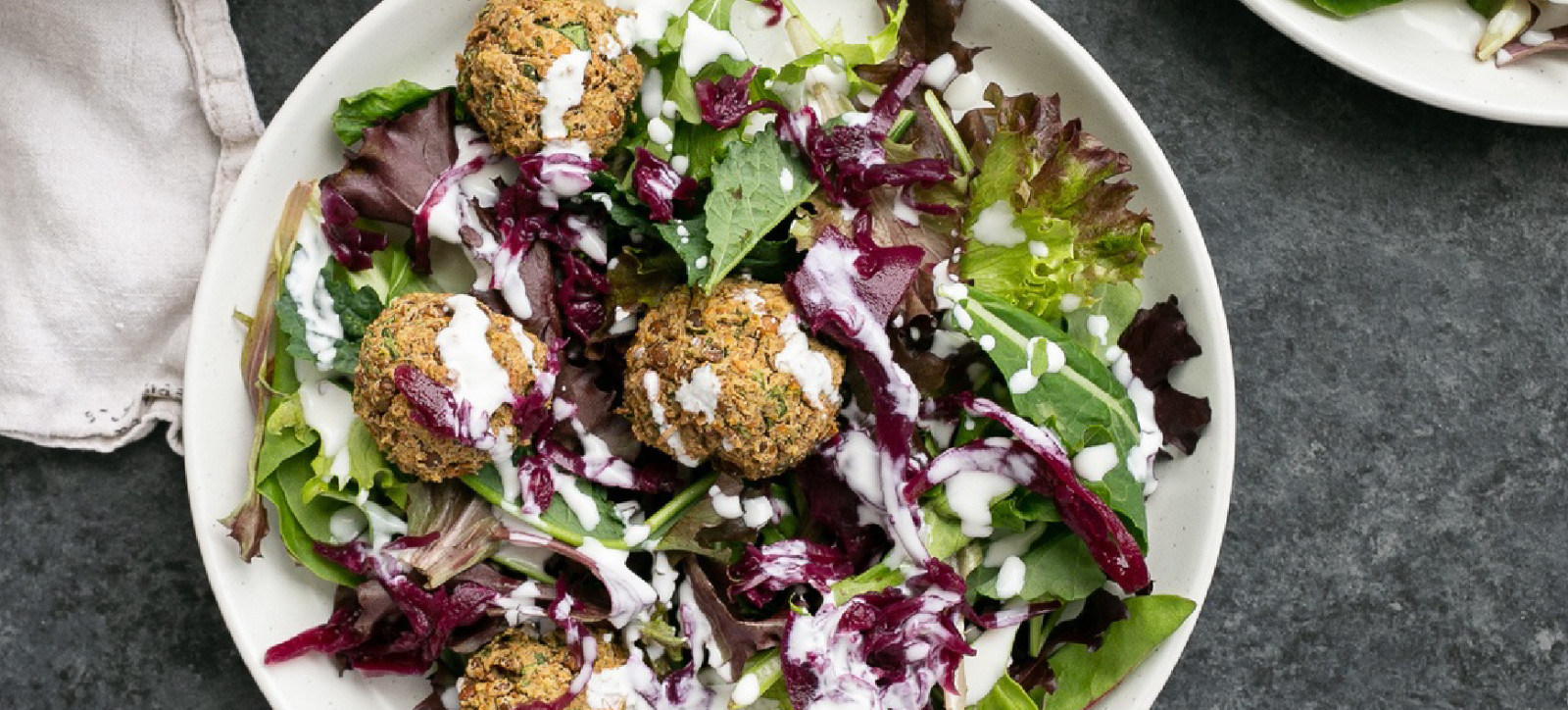 Falafel Tahini Salad