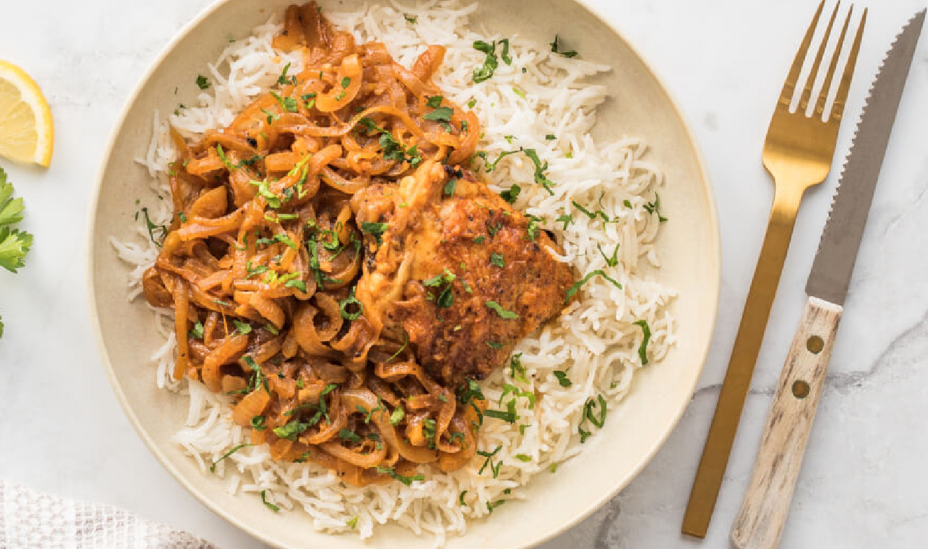 Chicken Yassa on Rice