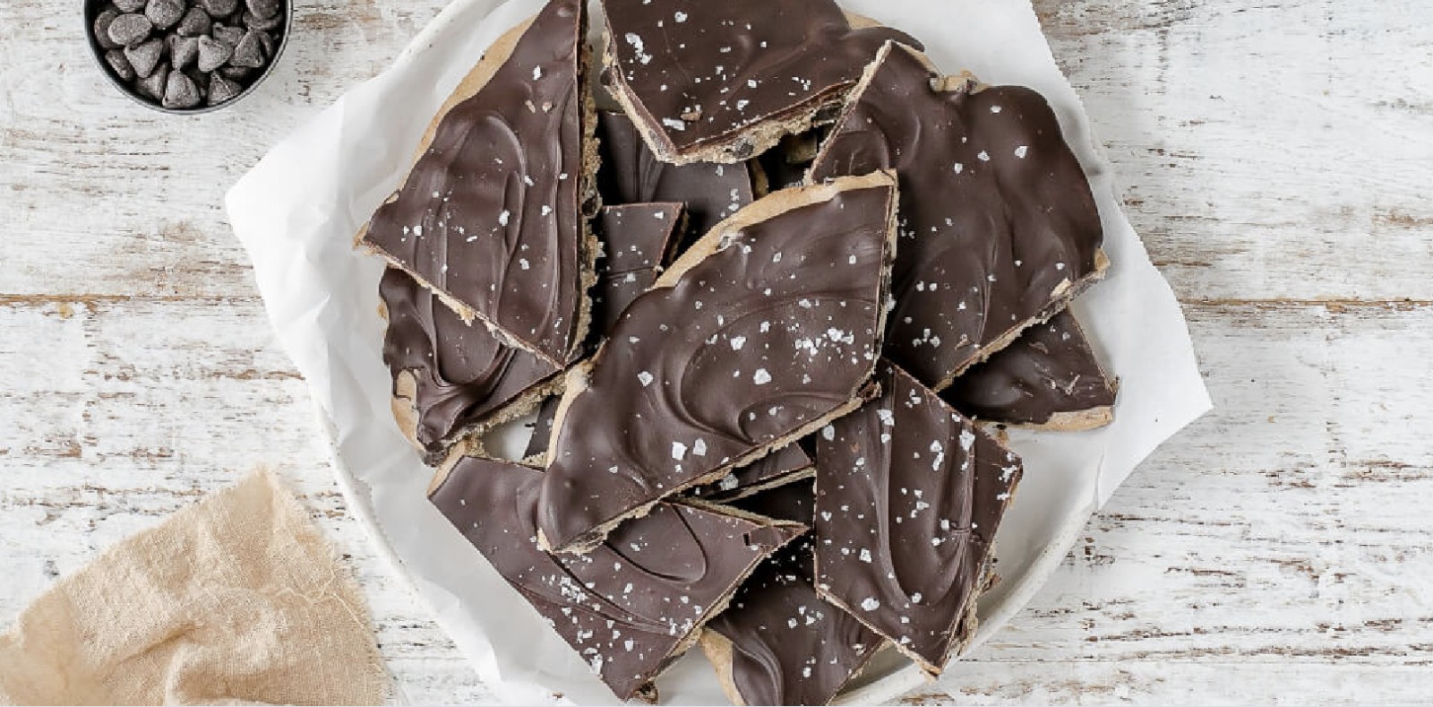 Chocolate Chip Cookie Dough Bark