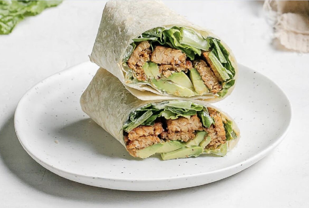 GF Buffalo Tempeh Wrap