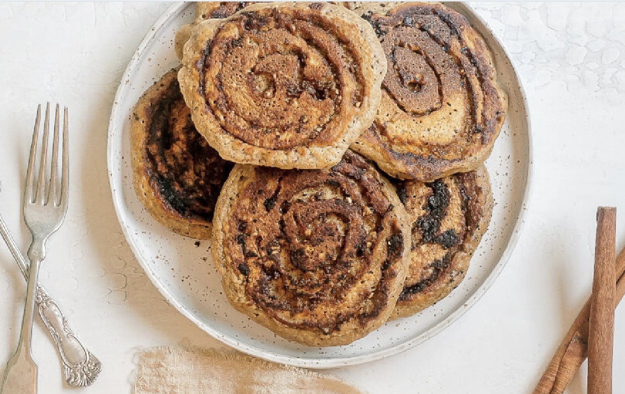 Cinnamon Roll Pancakes
