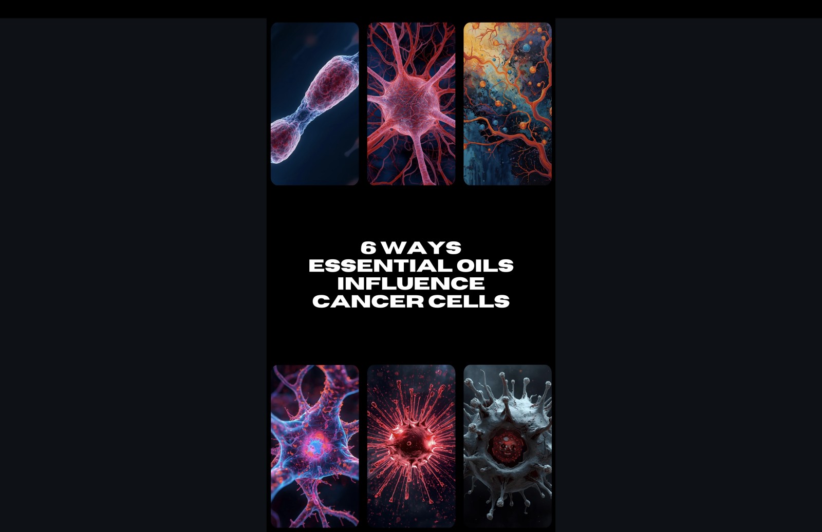 How Essential Oils Influence Cancer Cells