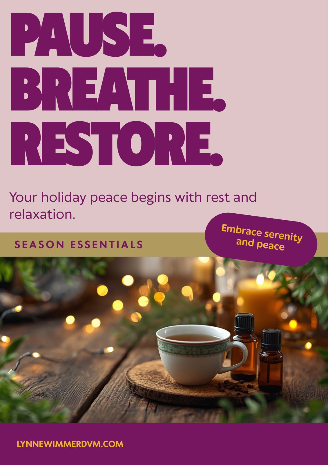 Prioritize Rest During the Holiday Rush: How to Restore Energy, Focus, and Joy Naturally