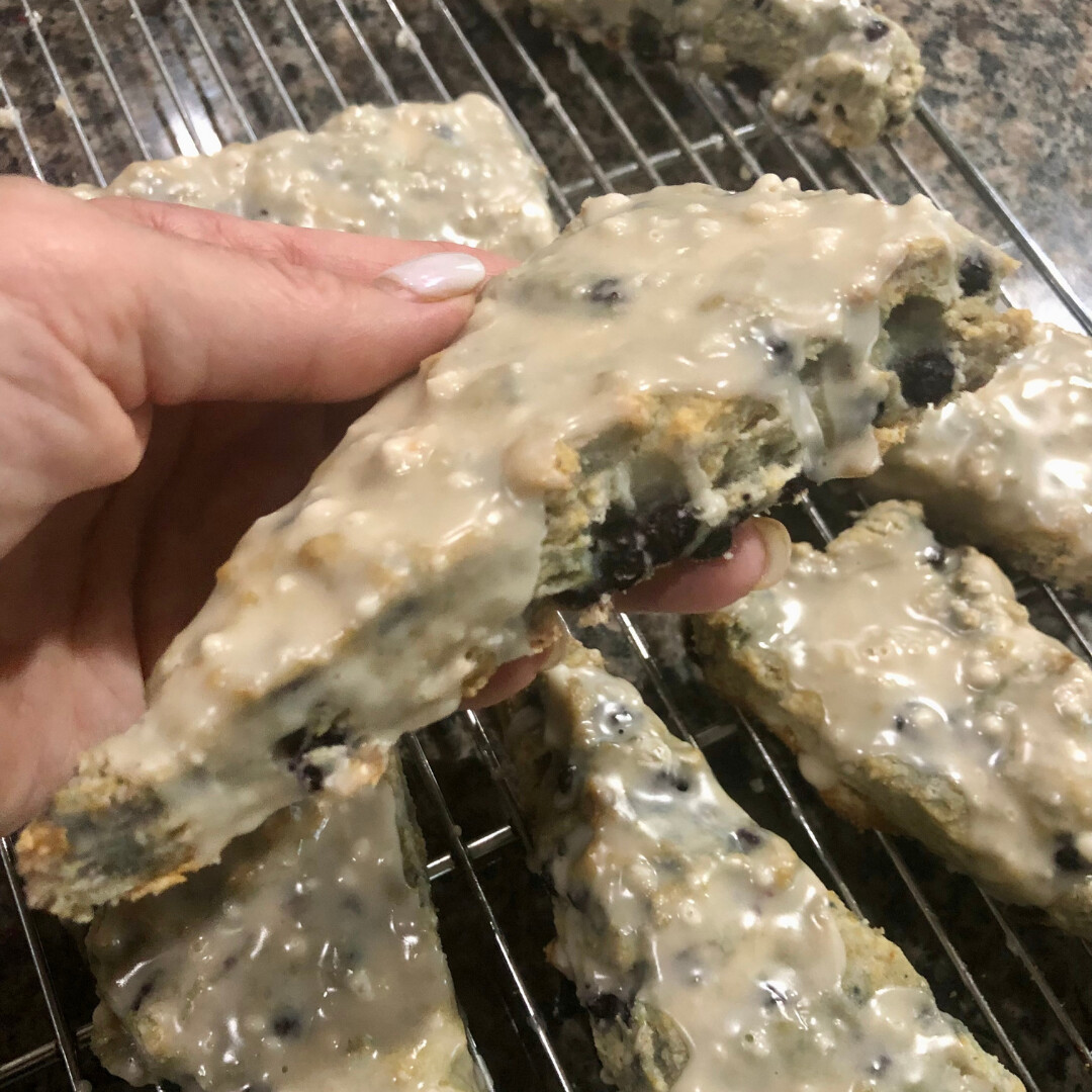 Gluten Free and Dairy Free Blueberry Scones