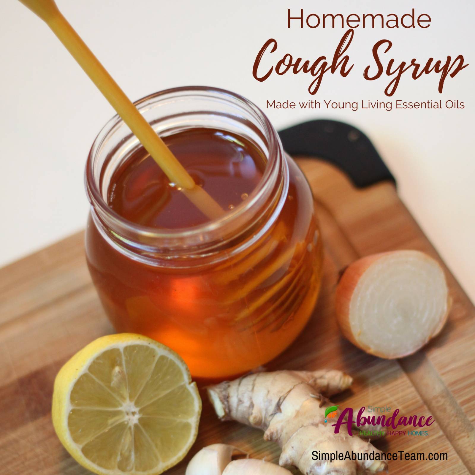 Effective Homemade Cough Syrup with Essential Oils