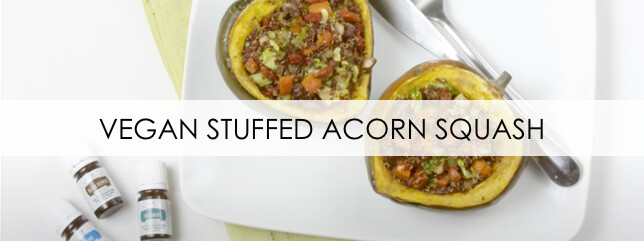 Vegan Stuffed Acorn Squash