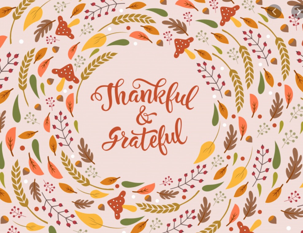 Thankful and Grateful! 🧡