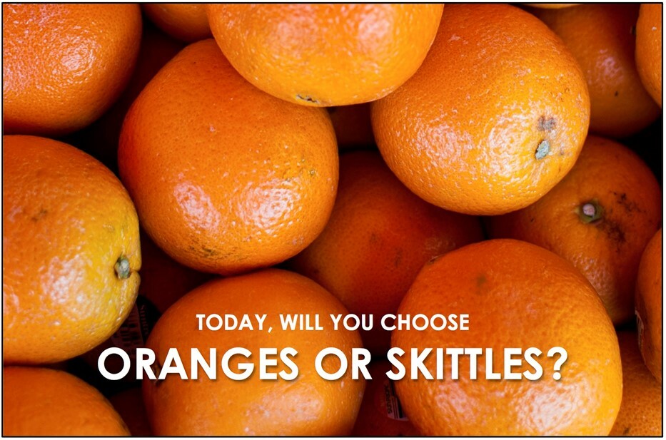 Oranges & Skittles and How They Maximize Your Life