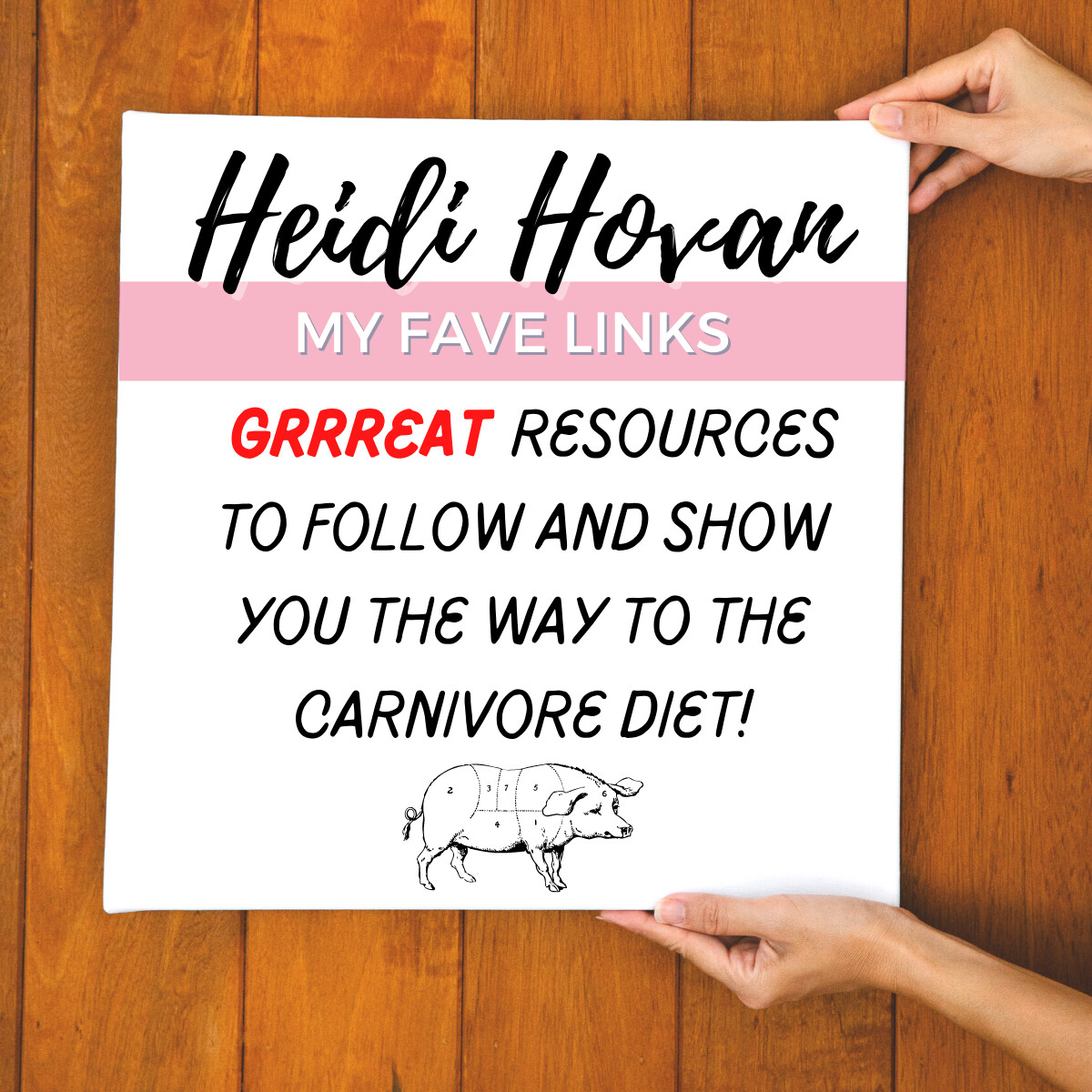 Some GRRREAT resources to follow and show you the way to a carnivore Diet! 
