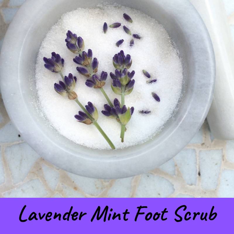 LOVELY LAVENDER MINT FOOT SCRUB