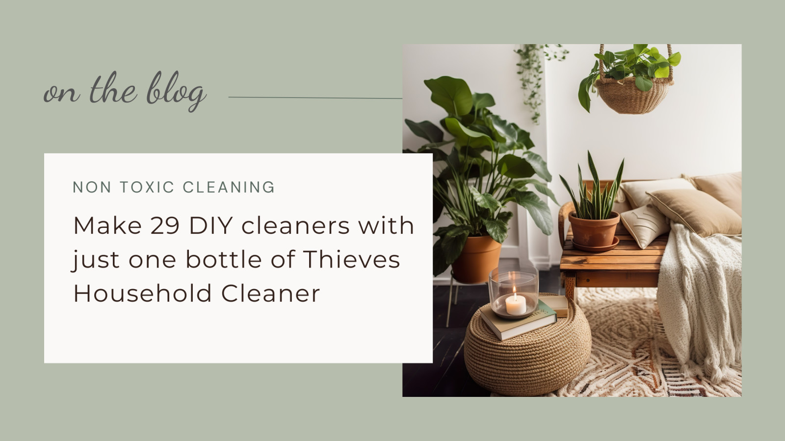 Make 29 DIY cleaners with just one bottle of Thieves Household Cleaner