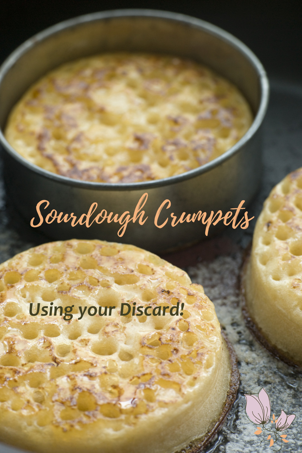 Create Sourdough Crumpets (English Muffins) from Discard! 