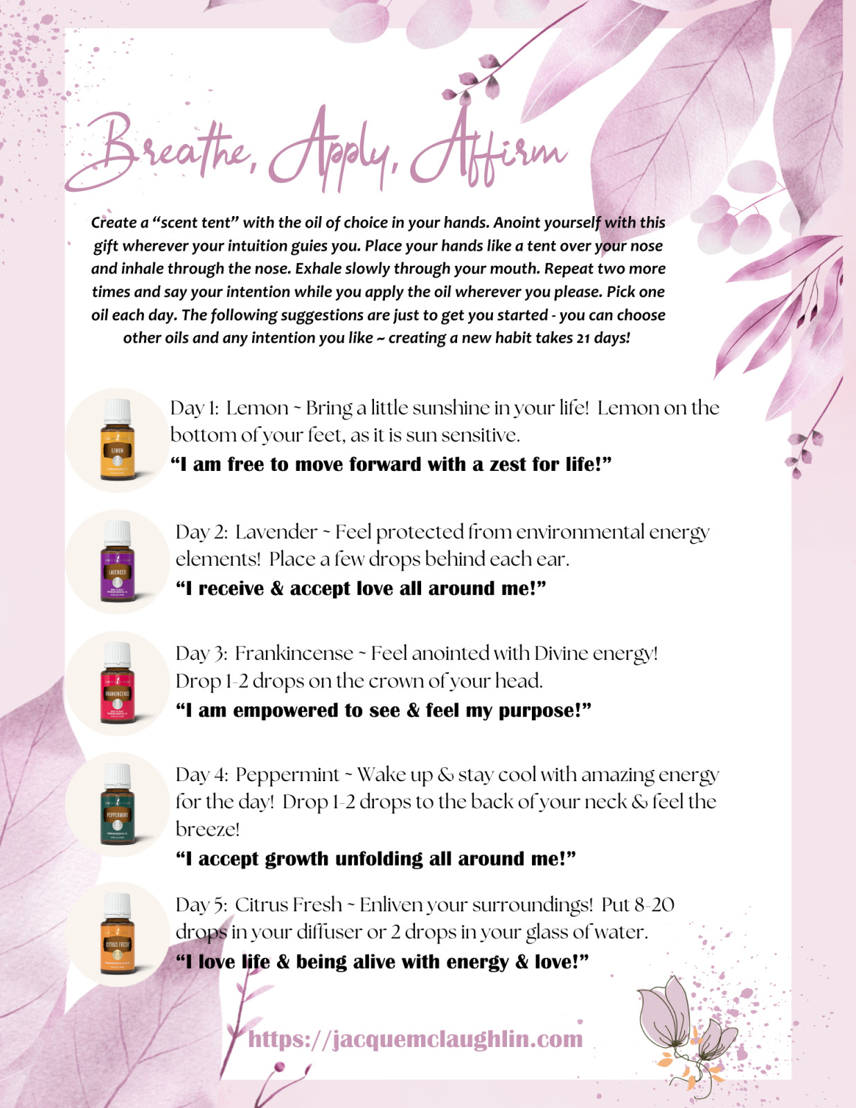 Harnessing the Power of Essential Oils and Affirmations to Start Your Day Right