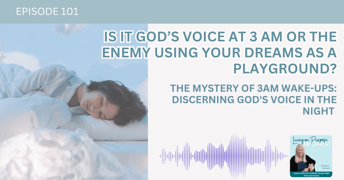 The Mystery of 3AM Wake-Ups: Discerning God's Voice in the Night 