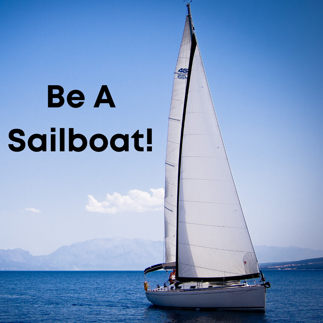 Move Forward Toward Your Goals Fully Supported – what we learn from sailboats