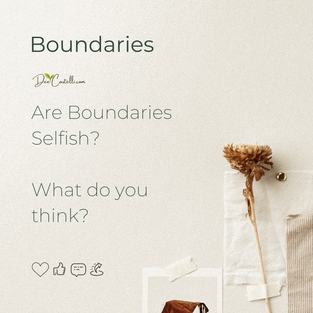 Are Boundaries Selfish?