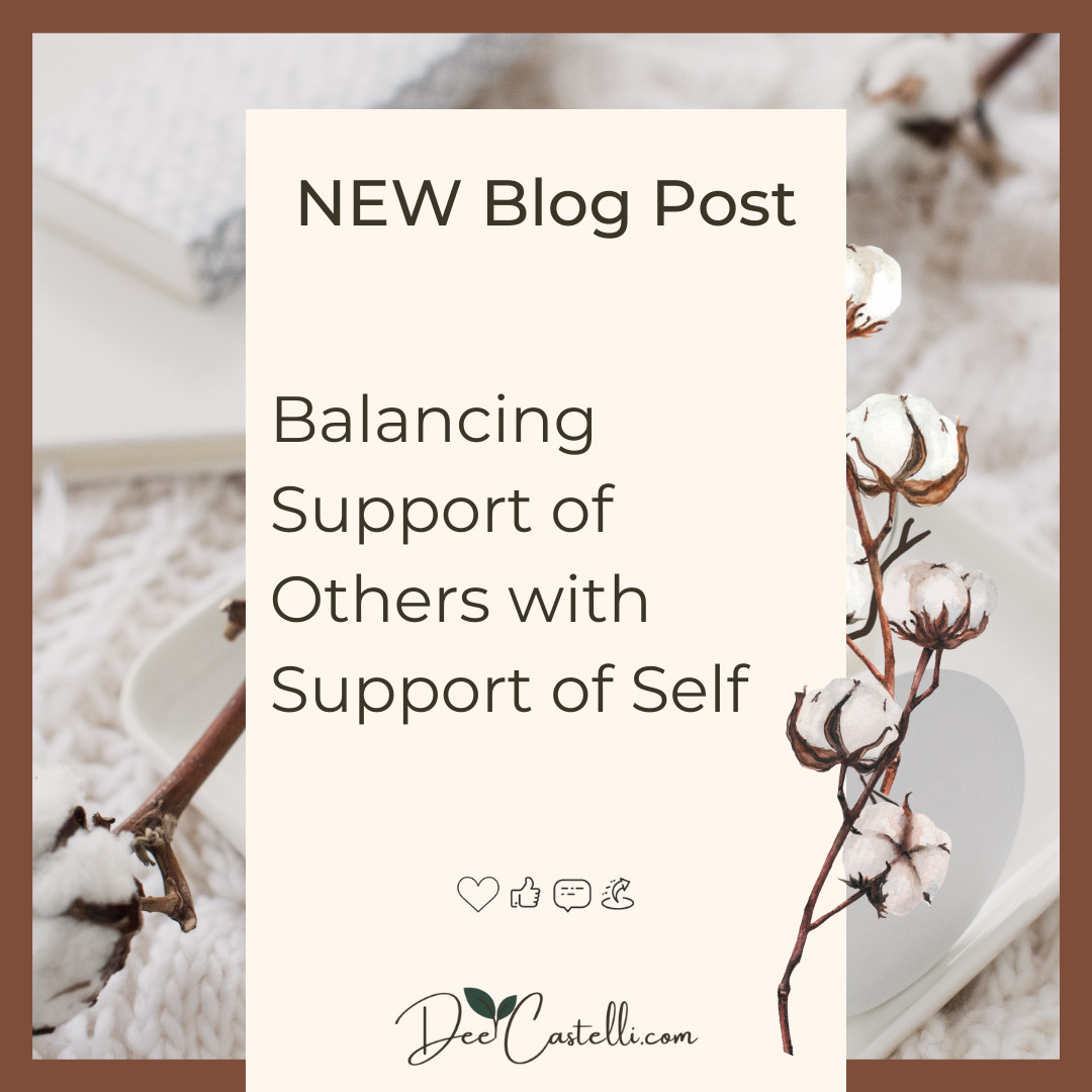 Balancing Support of Others with Support of Self
