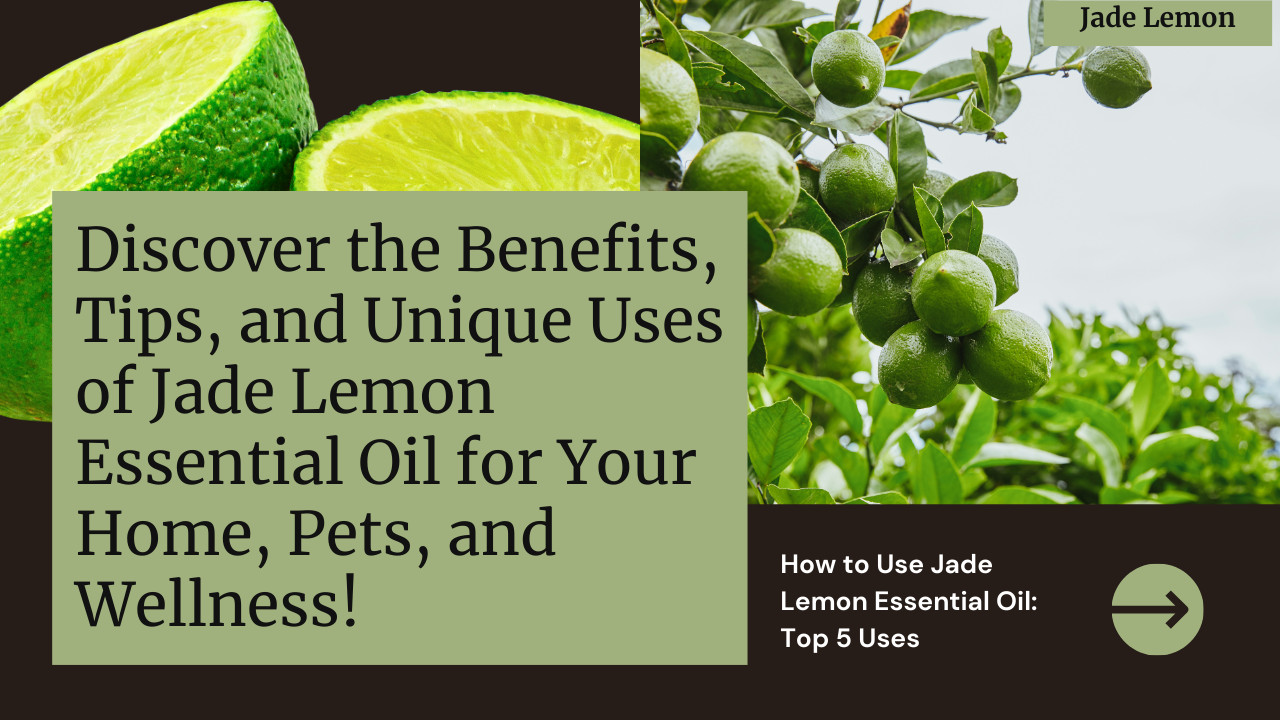 How to Use Jade Lemon Essential Oil: Top 5 Uses