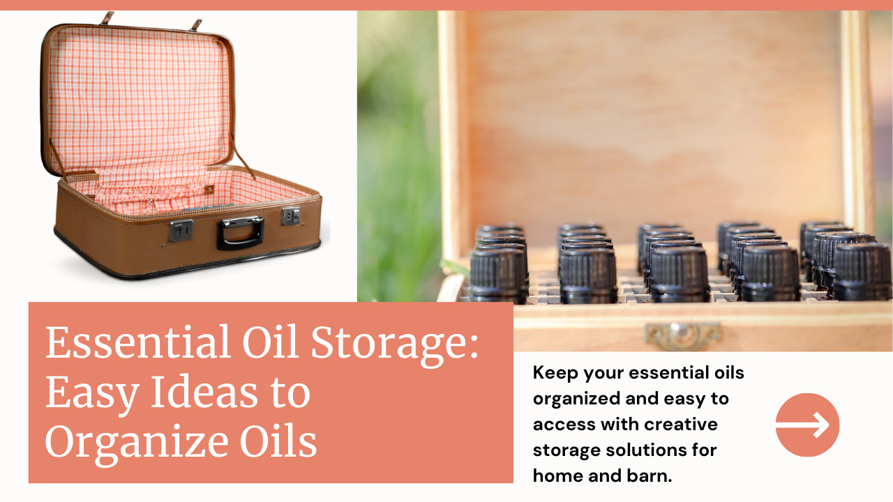 Essential Oil Storage: Easy Ideas to Organize Oils