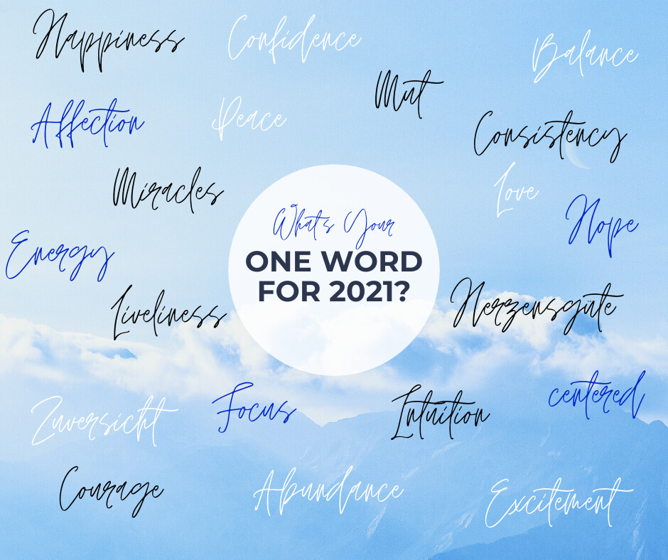 What's your ONE WORD for this year?
