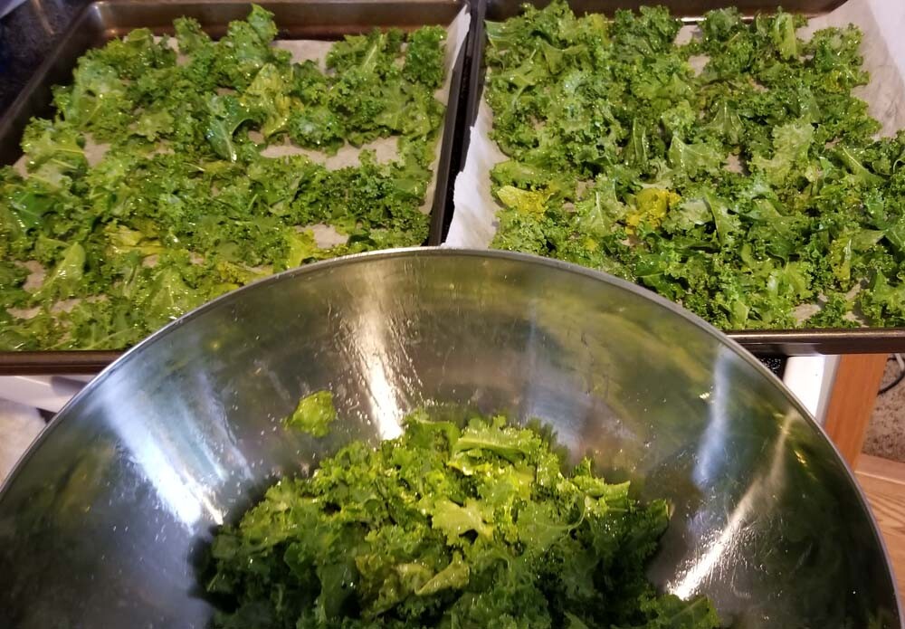 Kale Chips: My favorite guiltless snack