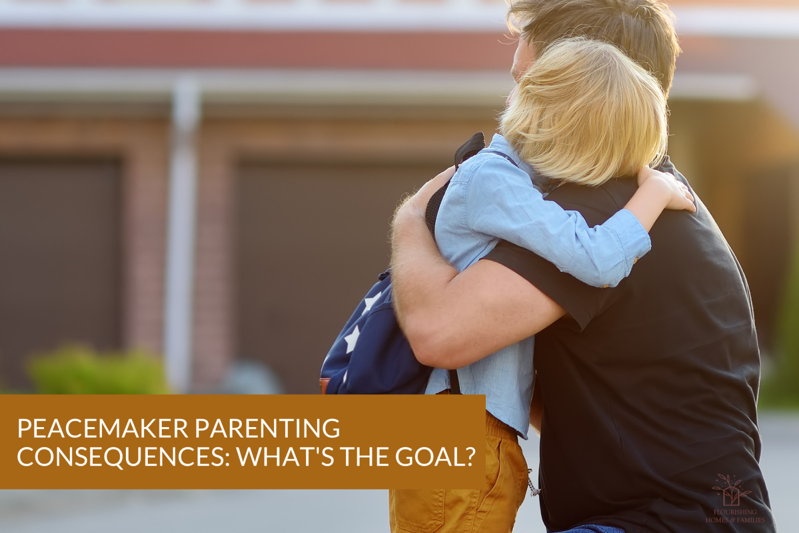 Peacemaker Parenting: Consequences: What's the Goal?