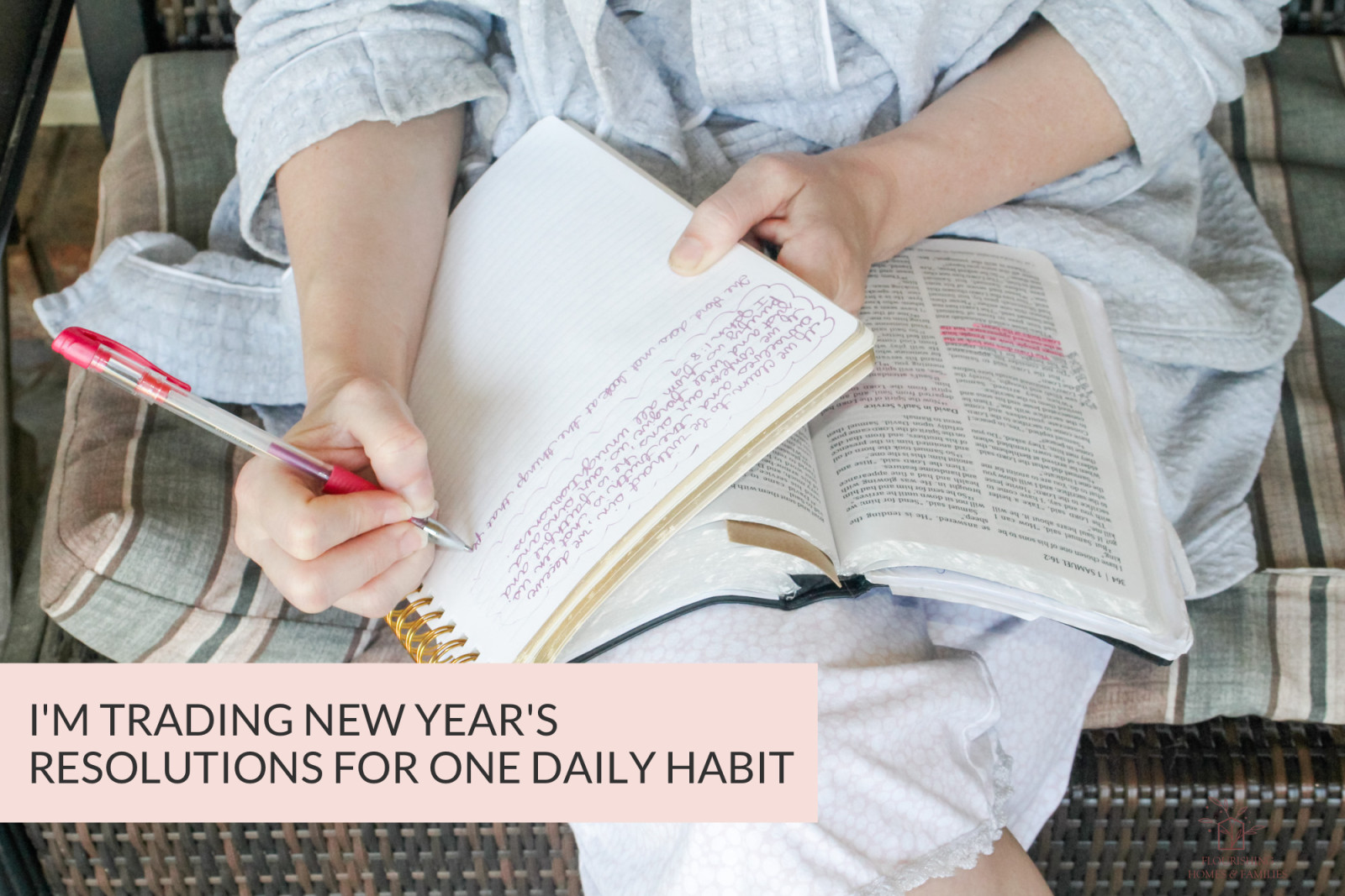 I'm trading New Years Resolutions for One Daily Habit