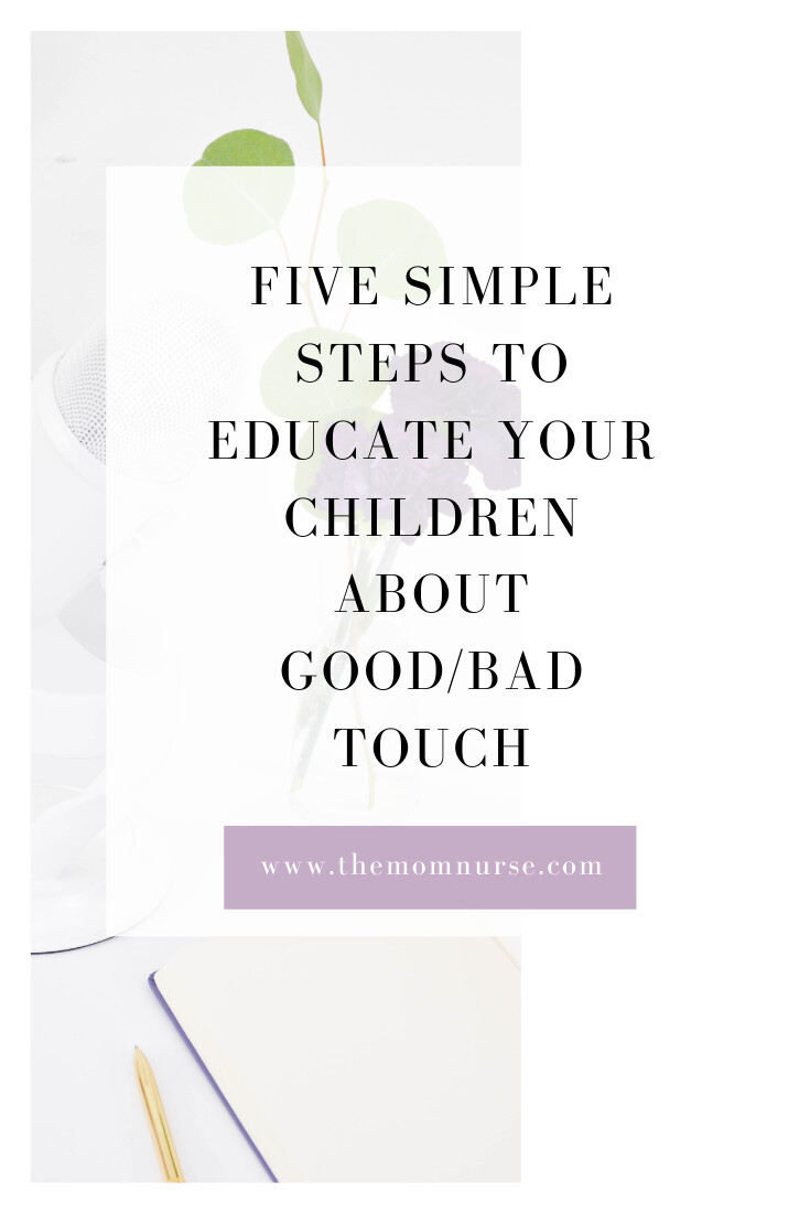 Five Simple Steps to Educate your Children about Good/Bad Touch