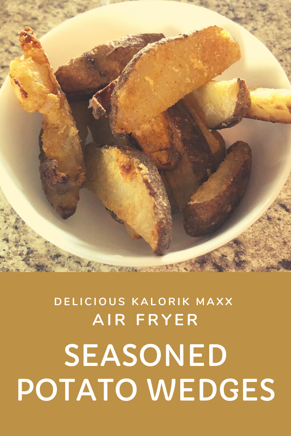 Cooking Seasoned Potato Wedges in Your Kalorik Maxx Air Fryer 26qt 